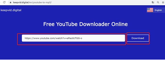1. Sådan downloades YouTube til MP3-blokeret med KeepVid? -2